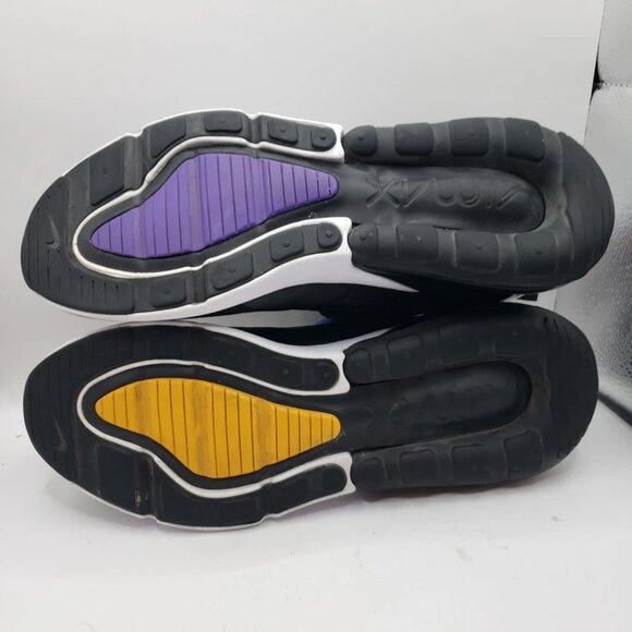 Nike Air Max 270 Black White Multi Color - Running Shoes Wmns Sz 8.5 AH6789 023 - Picture 6 of 7